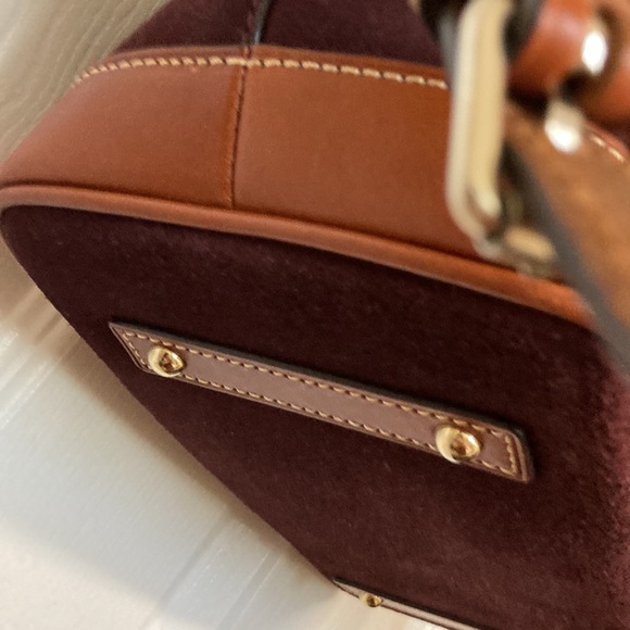 Suede Burgundy and Brown Dooney and Bourke - Picture 6 of 10